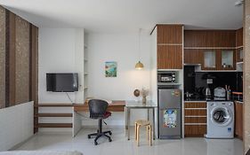Chung cư studio 27 m² có 1 phòng tắm riêng ở Bình Thạnh